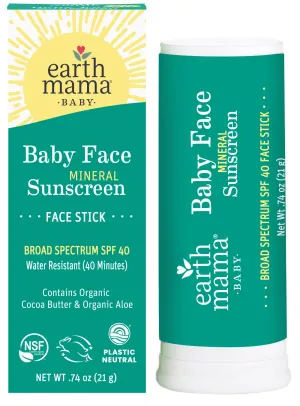 Baby Face Mineral Sunscreen Face Stick - SPF 40