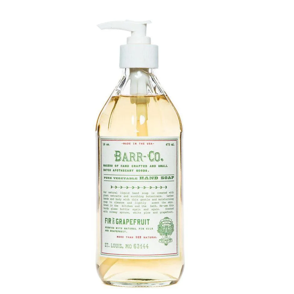 Barr-Co Fir  Grapefruit Liquid Hand Soap