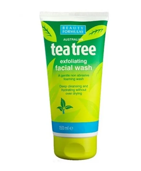 Beauty Formulas Australian Tea Tree Exfoliating Facial Wash 150ml