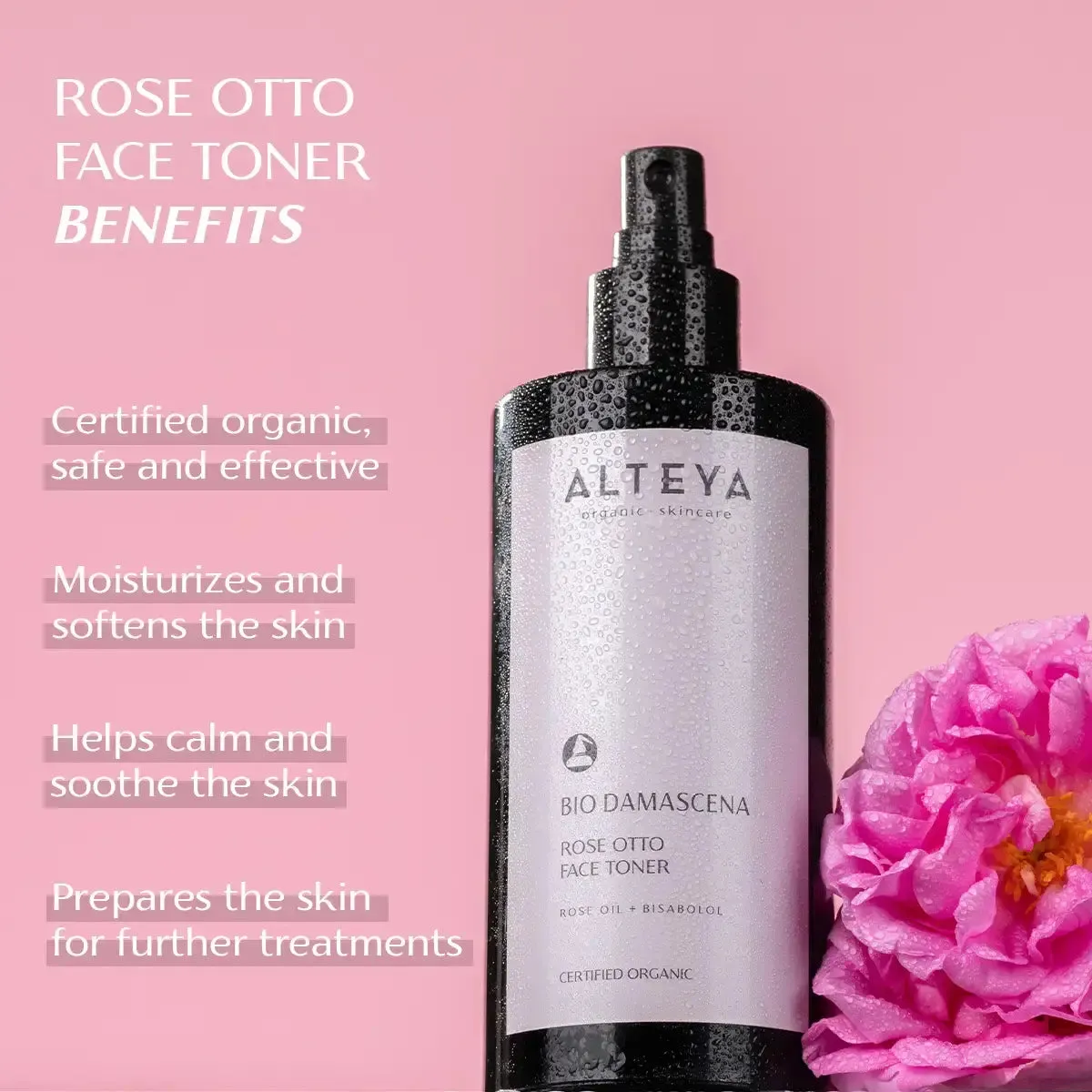 Bio Damascena Rose Otto Facial Toner