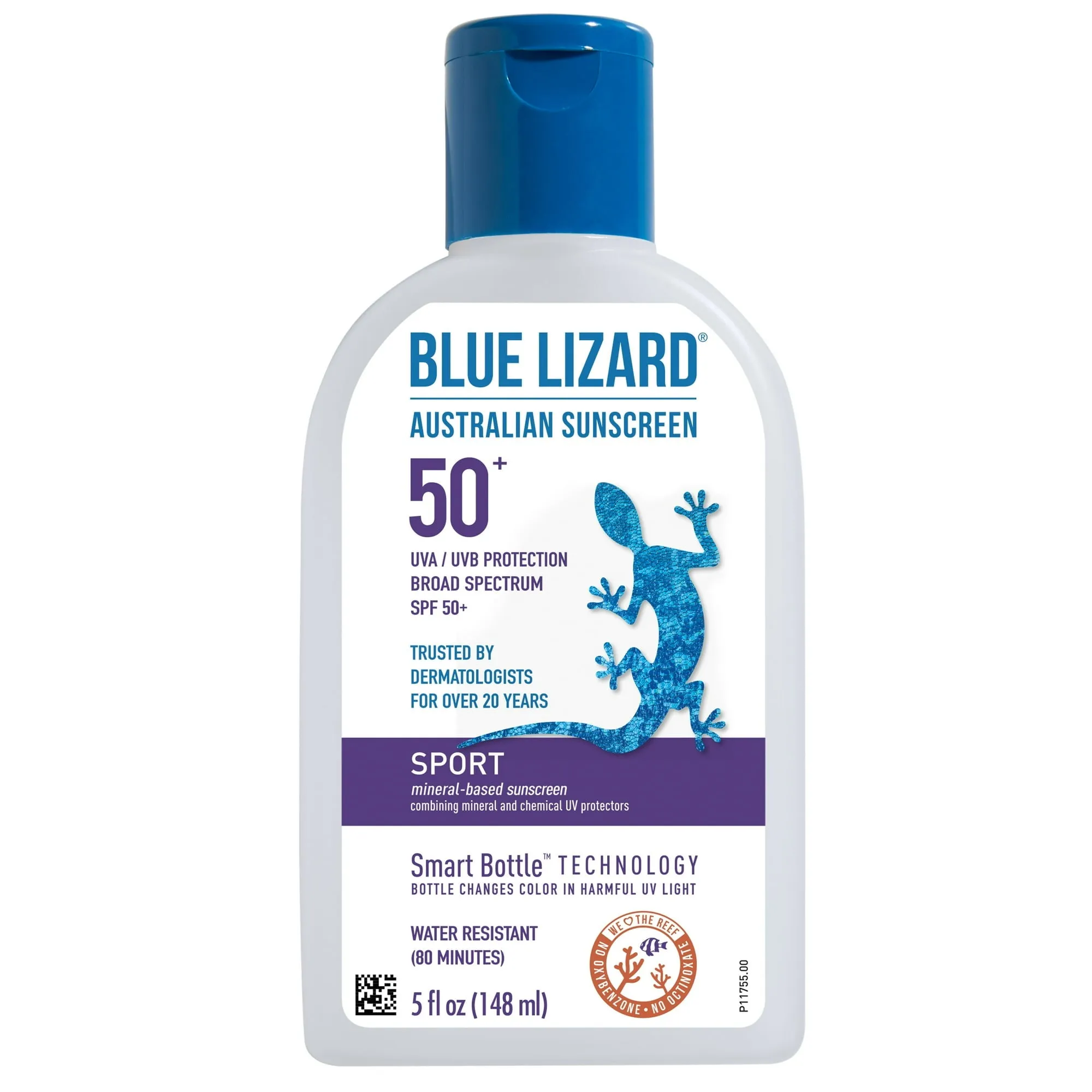 Blue Lizard Sport Mineral Based Sunscreen SPF 50  5 oz