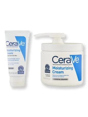 CeraVe Moisturizing Cream Pump 16 oz & 1.89 oz