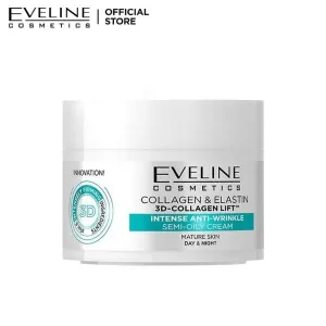 Eveline Collagen & Elastin 3D Lift Intense Anti-Wrinkle Day & Night Cream - 50ml