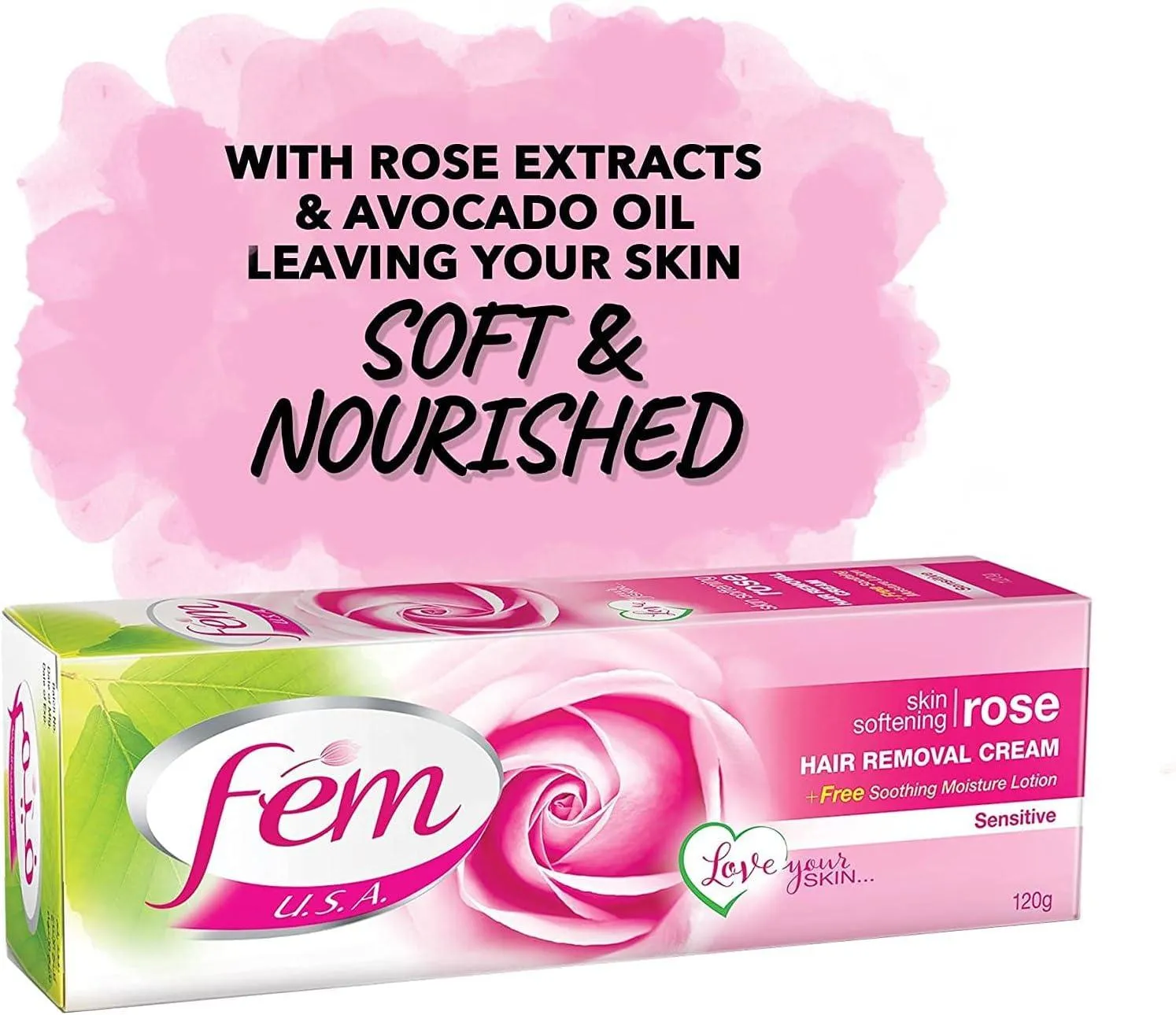 Fem Hair Removal Cream Rose 120g