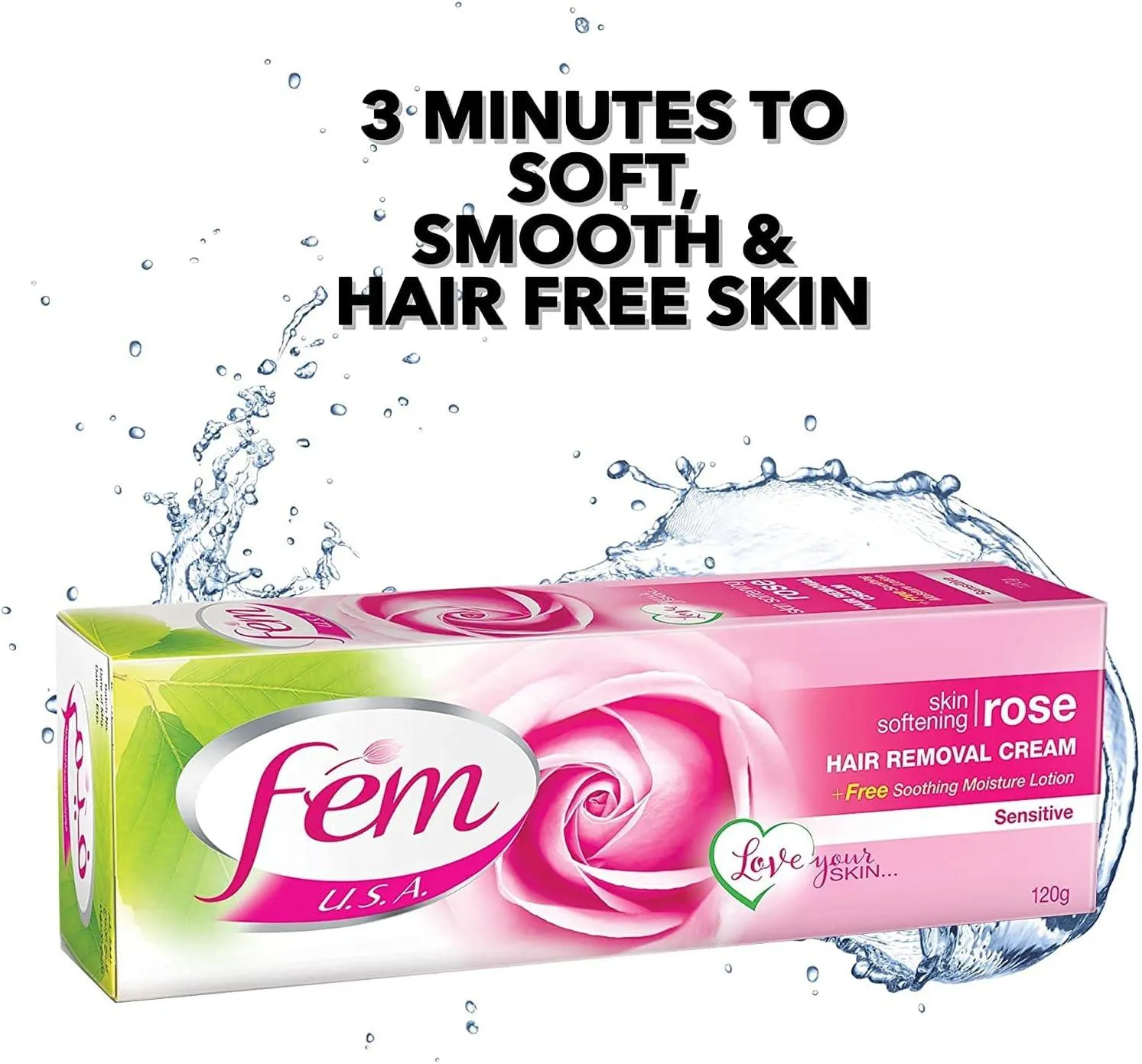 Fem Hair Removal Cream Rose 120g