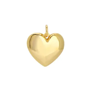 Goldbug Baby Puffy Heart Charm