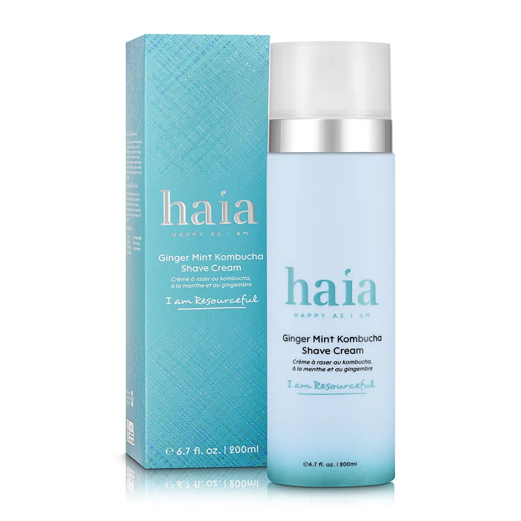 haia "I am Resourceful" Ginger Mint Kombucha Shave Cream - Certified Cosmos Organic