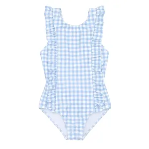 Oasis Gingham Ruffle One Piece