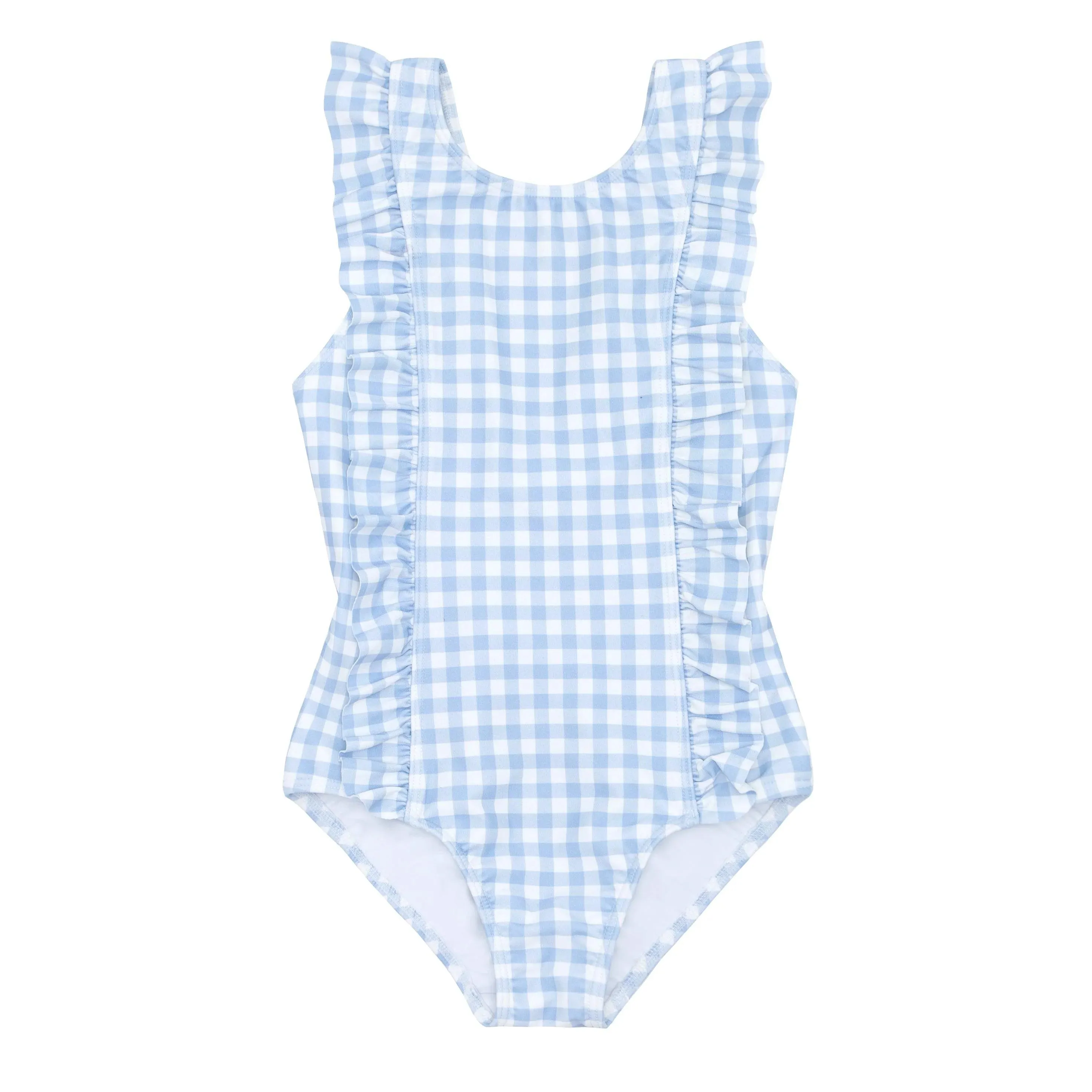 Oasis Gingham Ruffle One Piece