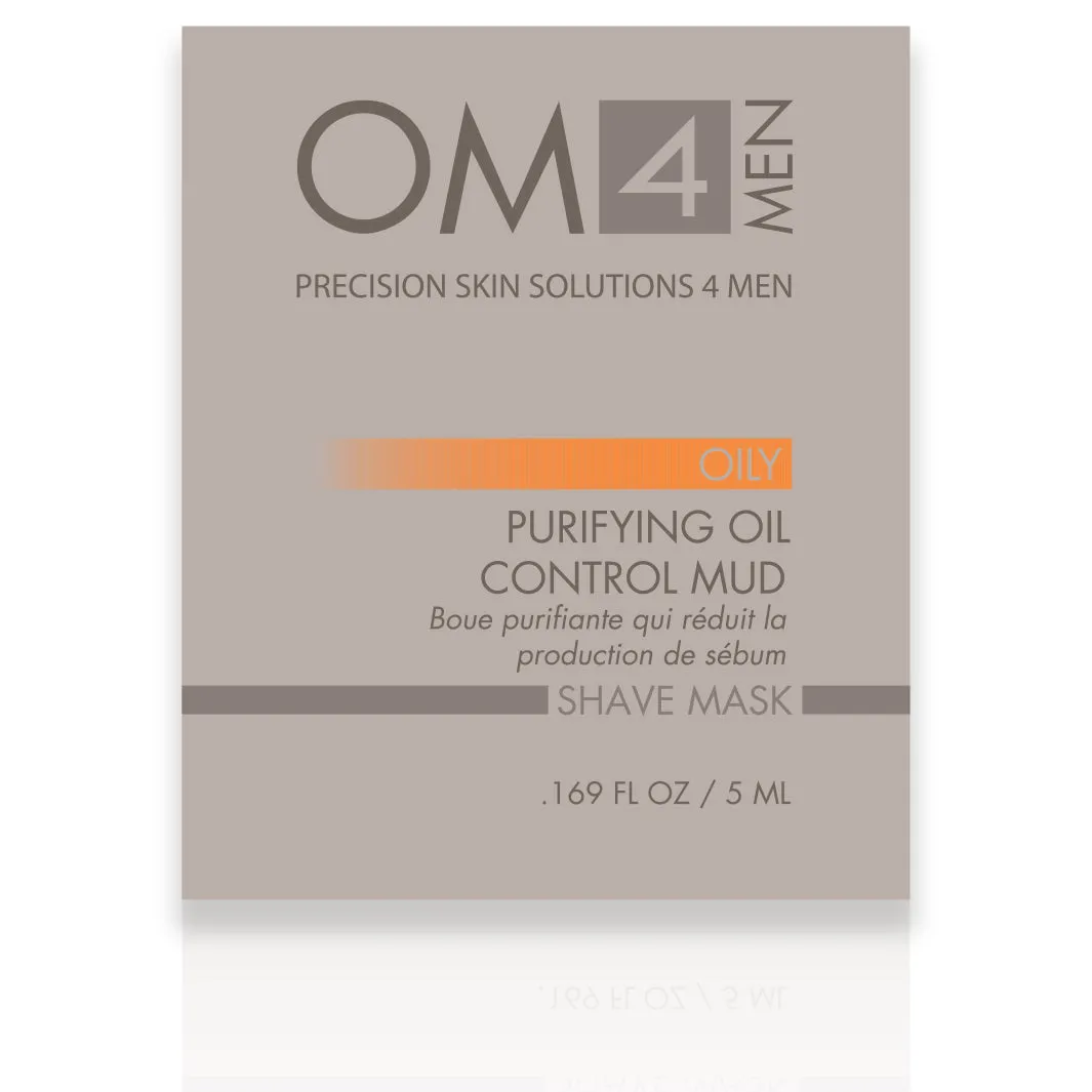 Organic Male OM4 Oily Shave Mask: Purifying Oil Control Mud