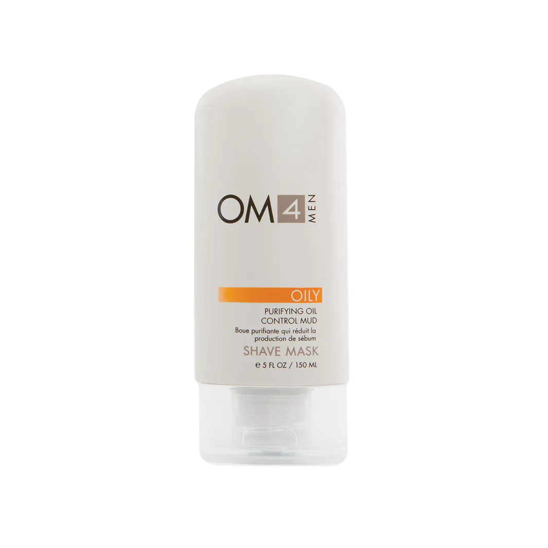 Organic Male OM4 Oily Shave Mask: Purifying Oil Control Mud