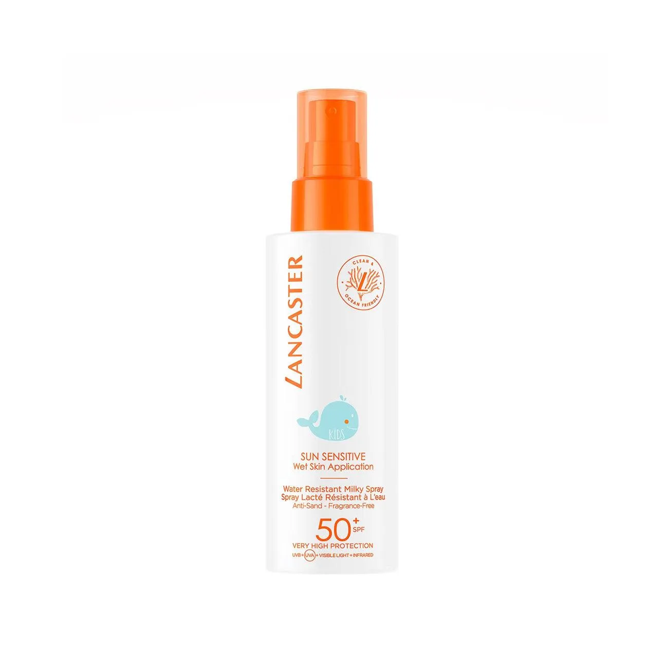 Sun Sensitive Kids Wet Skin Application Water Resistant Milky Spray SPF50 