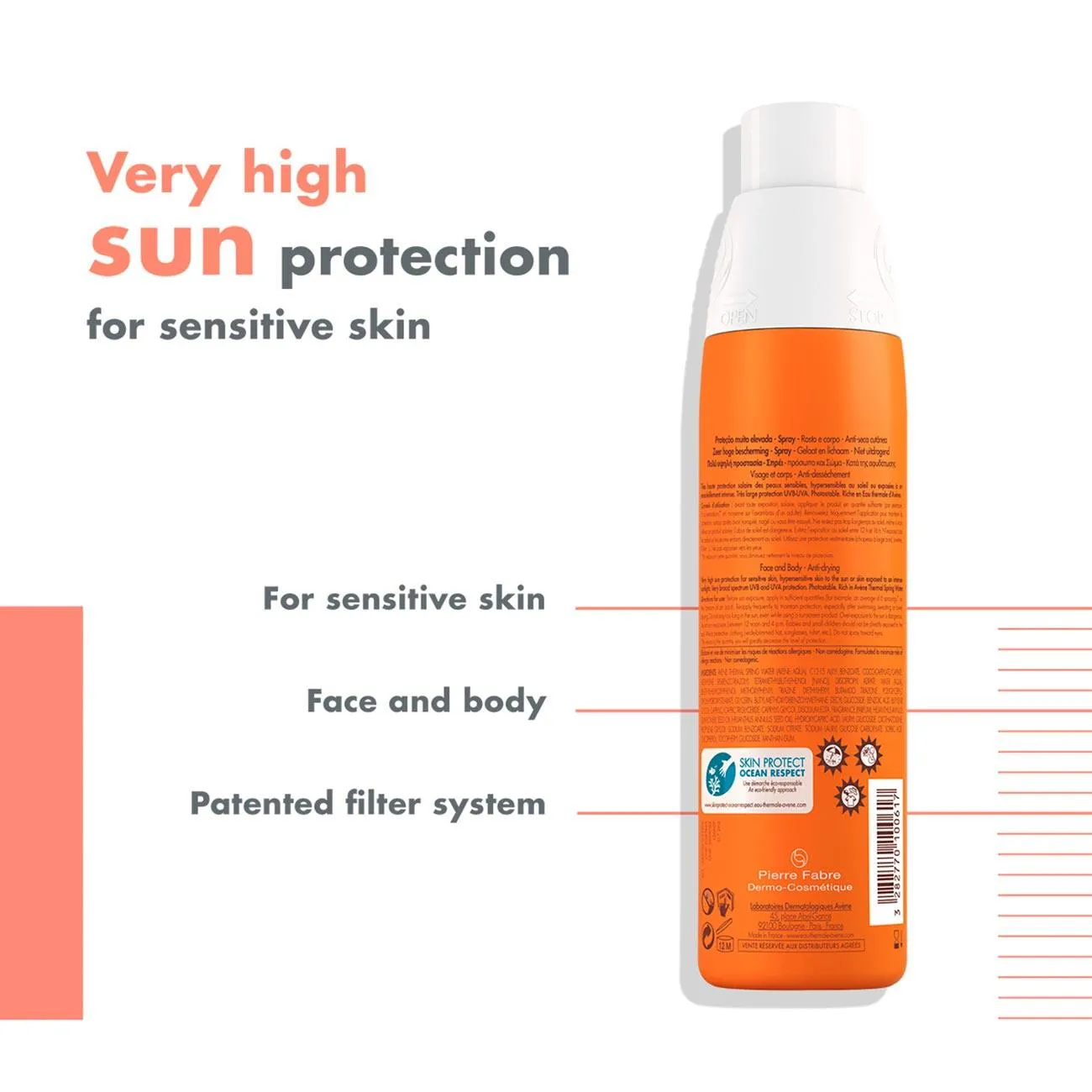 Very High Protection Spray SPF50  - Sensitive Skin